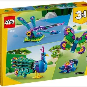 LEGO Exotic Peacock 3 in 1 #31157 NEW in Box